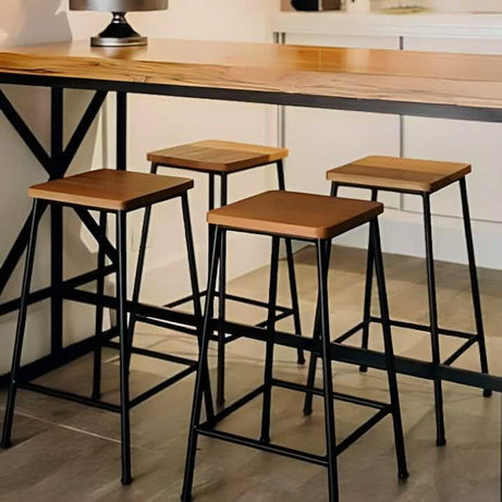 سفرة معدن و ام دي اف مع 4 كراسي - RON317 Royal Iron