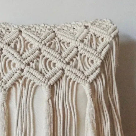 كوشن مكرمية قطن، 40*40 سم