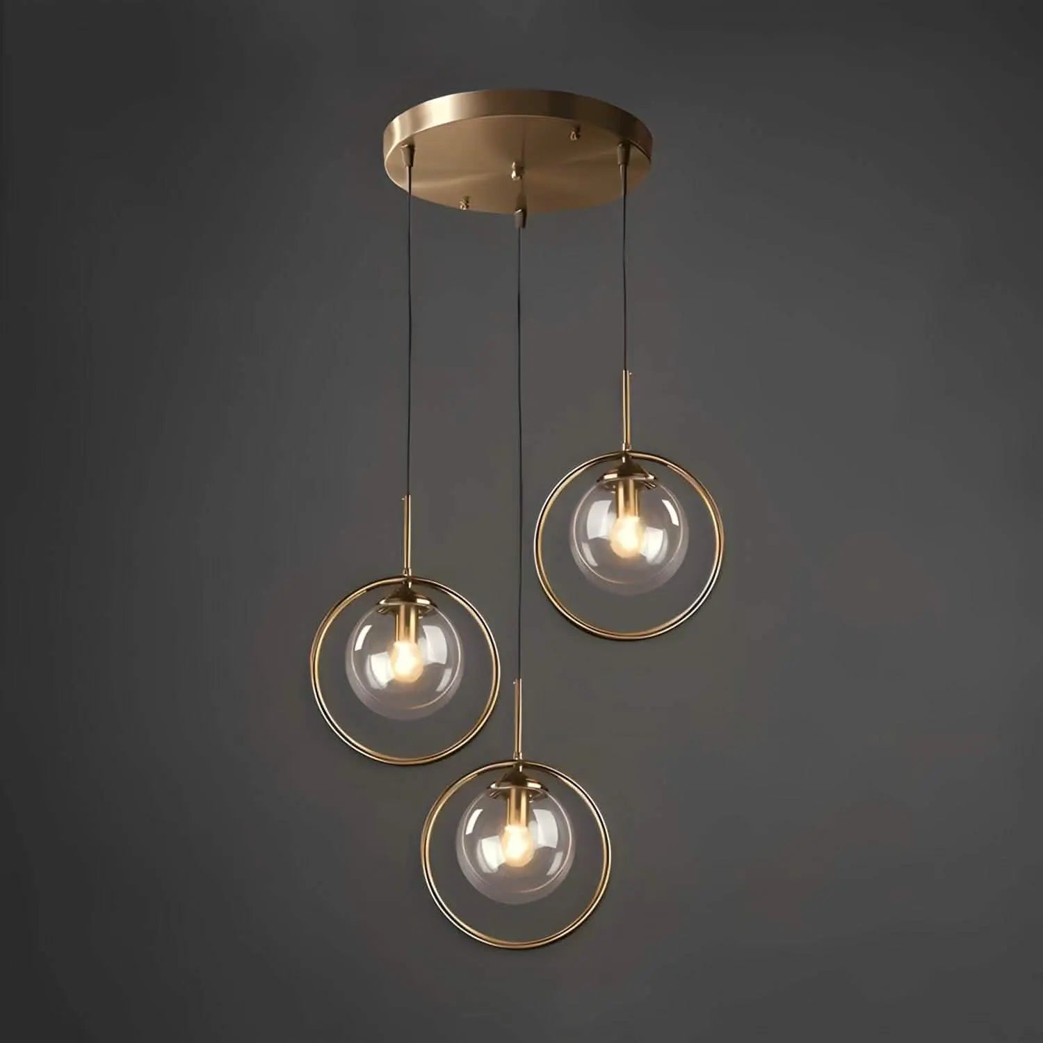 نجفة سقف معدن و زجاج 25*35 سم - YLG188 Y-Lights