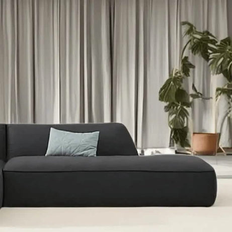 كنبة زاوية خشب زان أحمر 260*180*70 سم - KAR86 - Homix