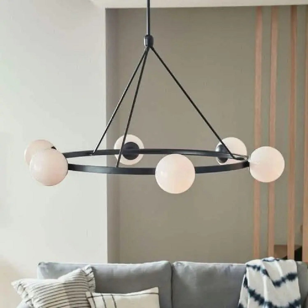 نجفة معدن و زجاج، 80*100 سم