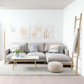 ركنة خشب زان 280*160*85*75 سم - BAW19 Badawy