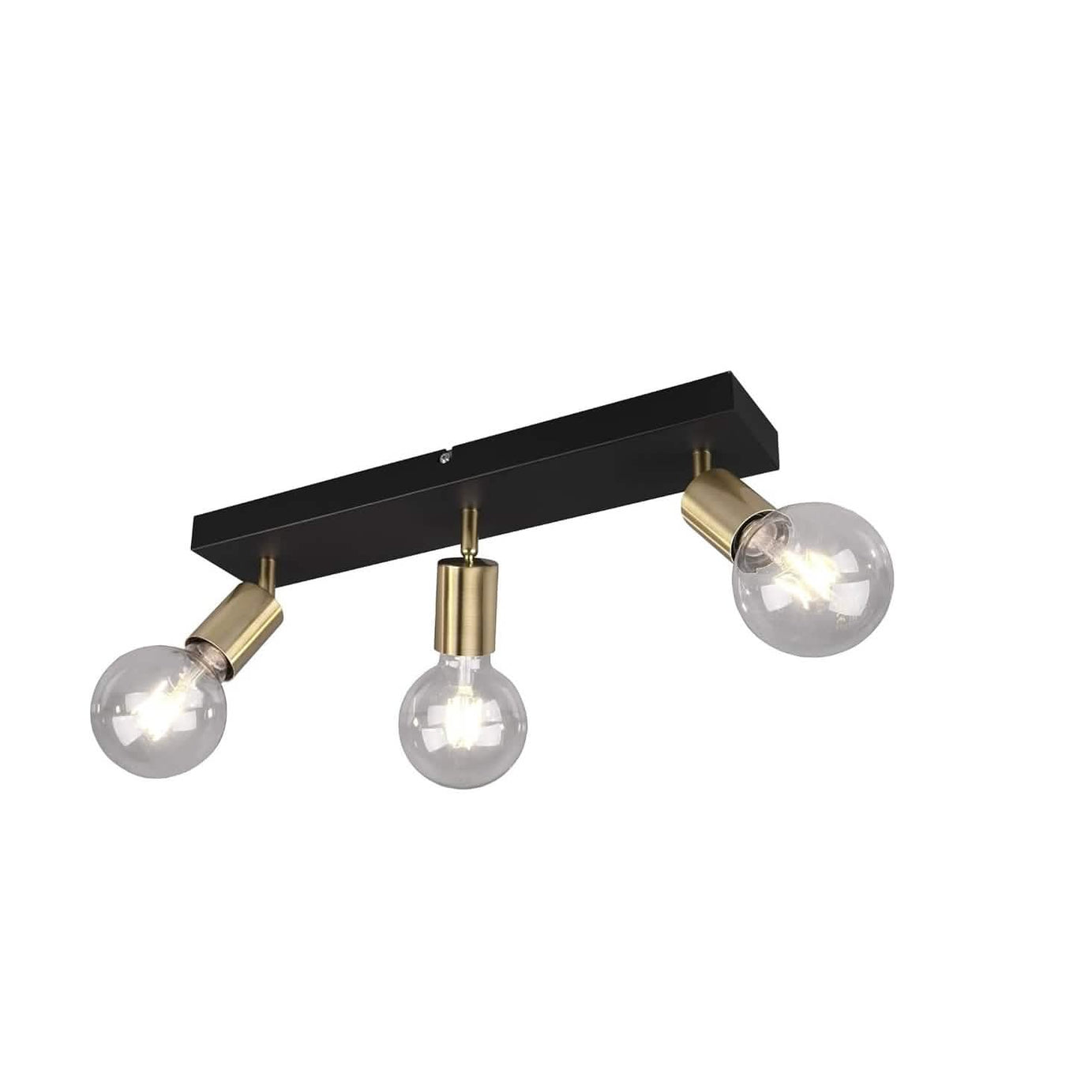 نجفة معدن، 10*25 سم - أسود*ذهبي