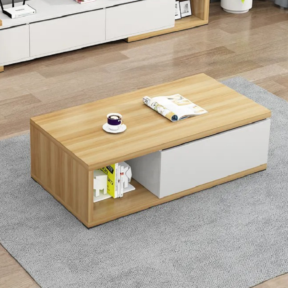 ترابيزة قهوة خشب ام دي اف، 100*50*40 سم