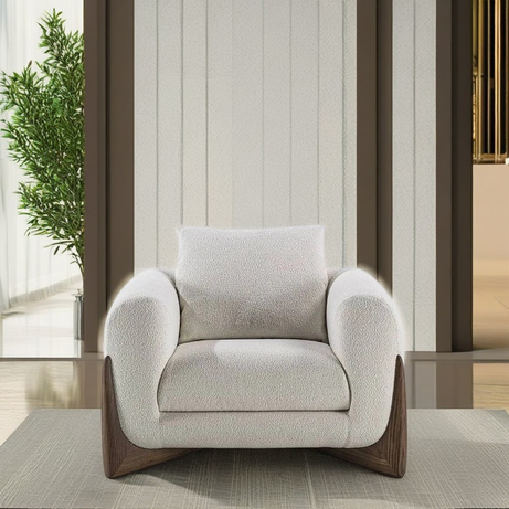 كرسي خشب زان 100*90*90 سم - CORA7 Decora Furniture