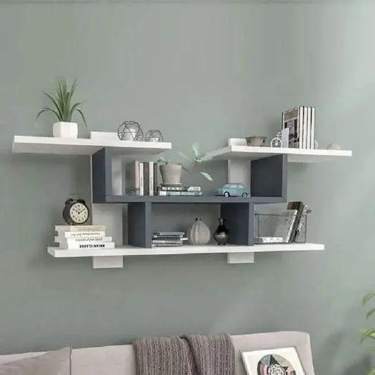 وحدة أرفف ام دي اف، 110*15*33 سم