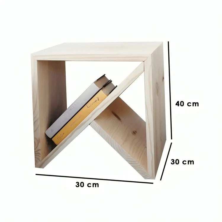 ترابيزة جانبية خشب موسكي 30*30*40 سم - ROD98 - Homix