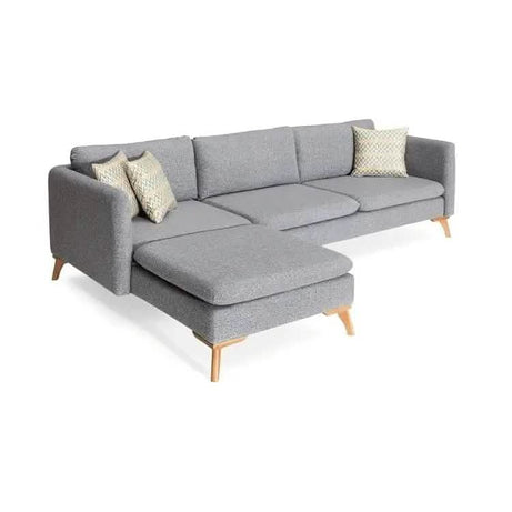 كنبة زاوية رمادي 300*180*75 سم - KAR76 - Homix