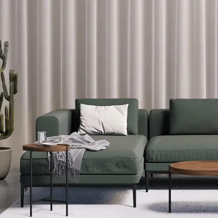 كنبة زاوية زان أحمر 300*180*75 سم - KAR77 - Homix