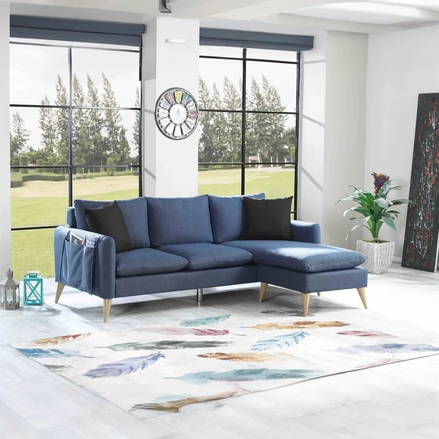 ركنة خشب زان أحمر، 300*180*75 سم