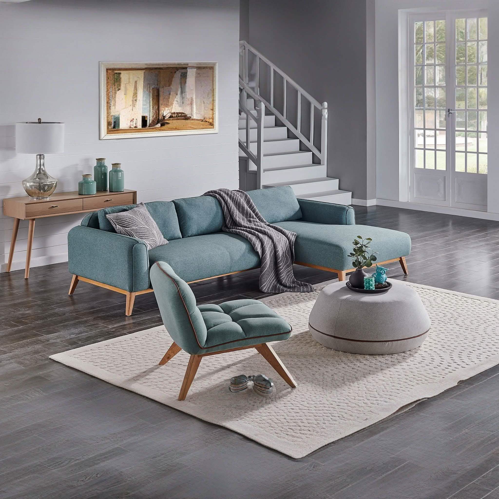 ركنة خشب زان أحمر، 300*200*75 سم