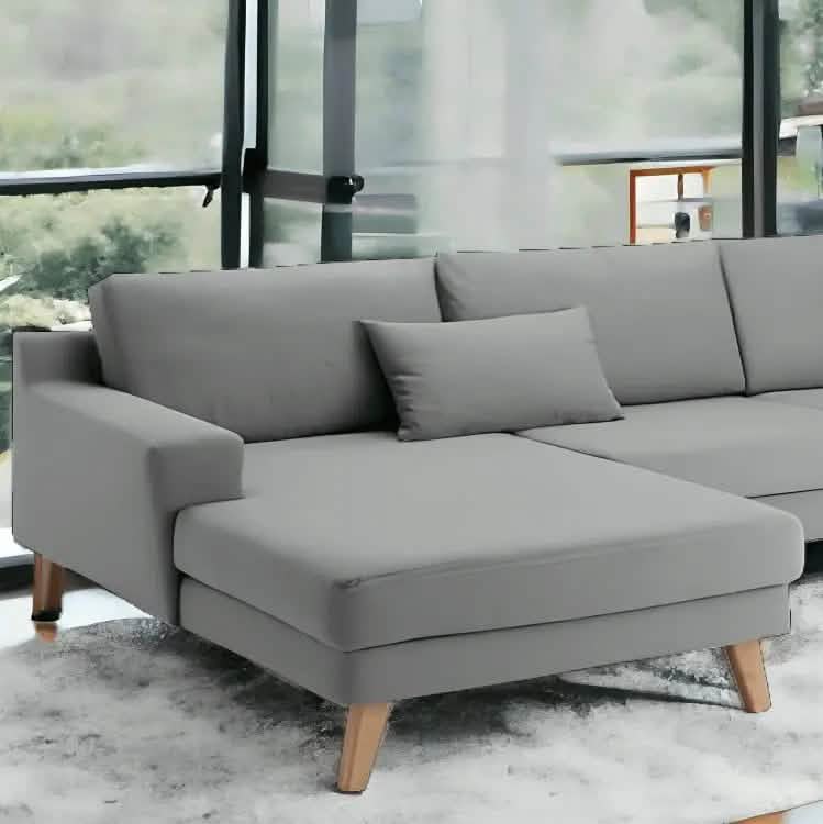 كنبة زاوية زان أحمر 300*200*75 سم - KAR74 - Homix