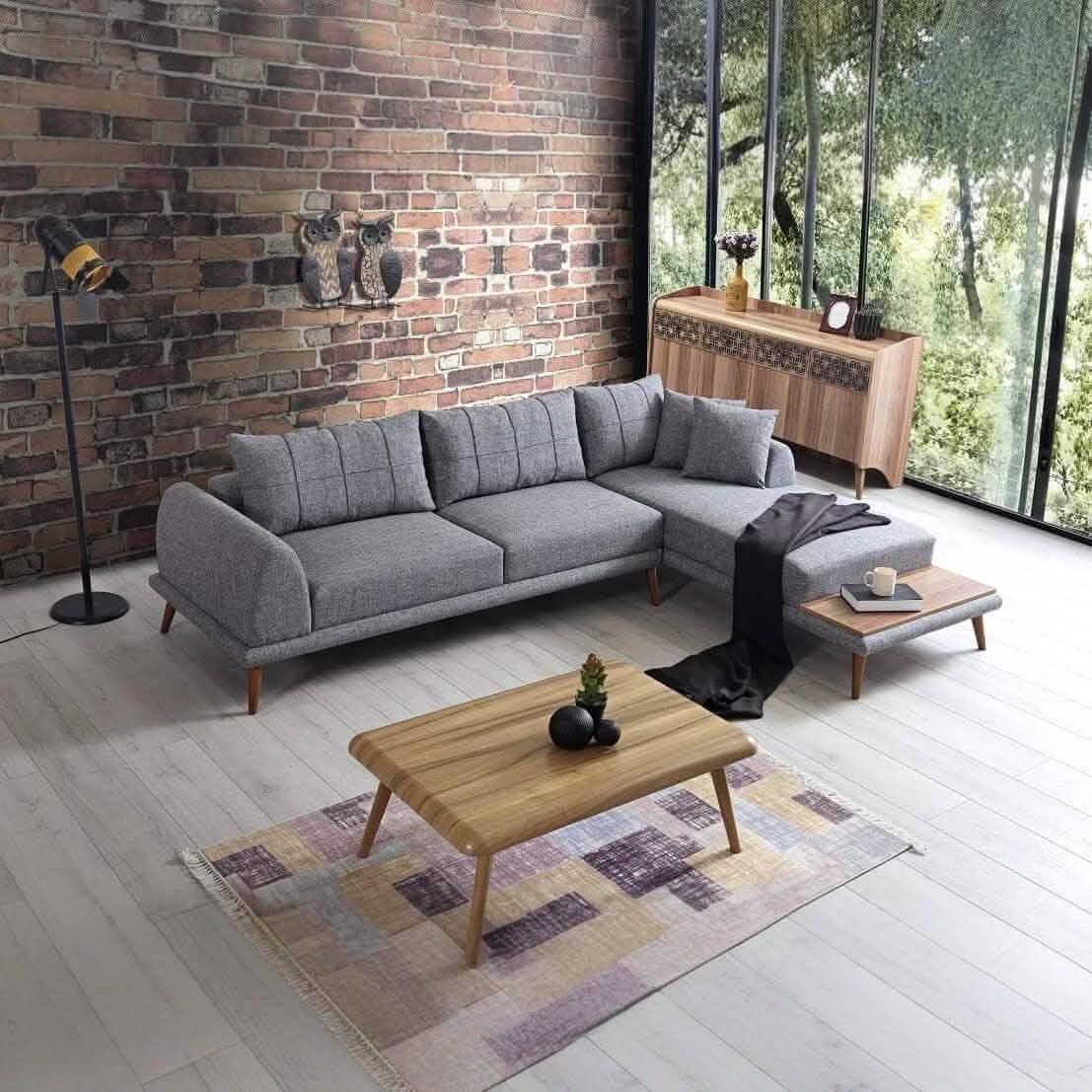 ركنة خشب زان أحمر، 300*200*75 سم