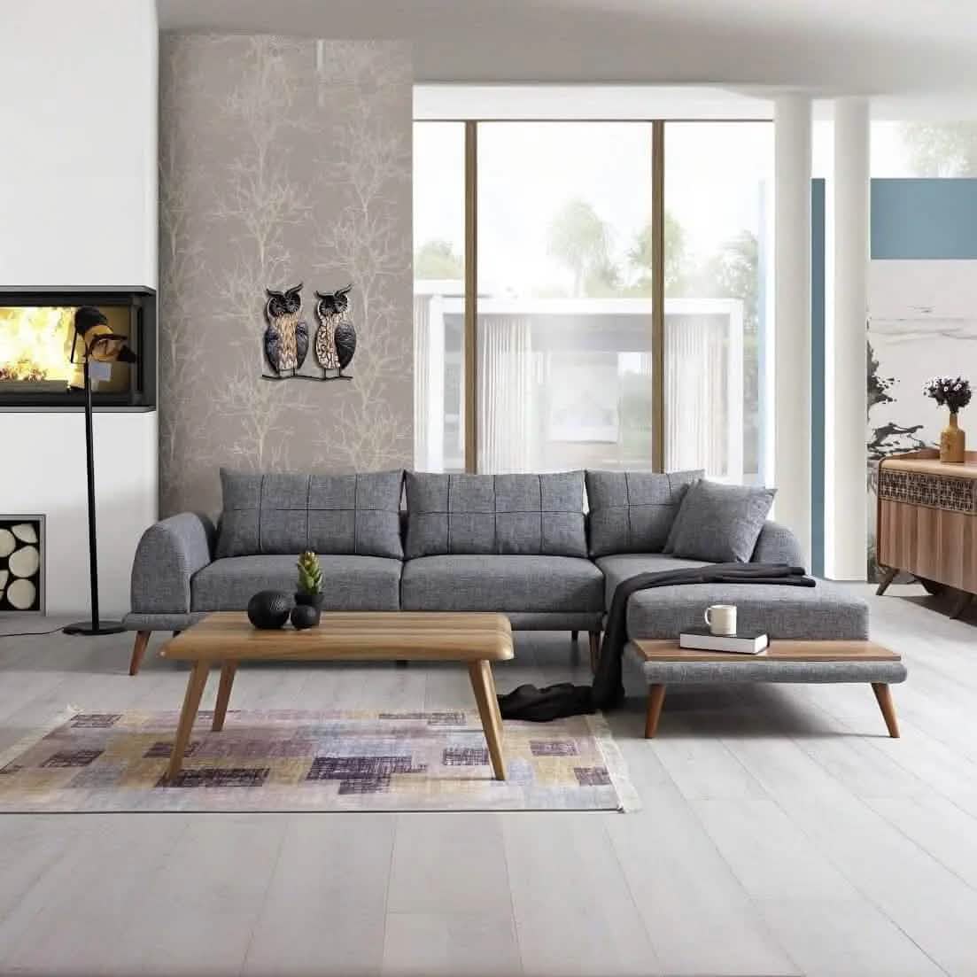 كنبة زاوية 300*200*75 سم - KAR82 - Homix