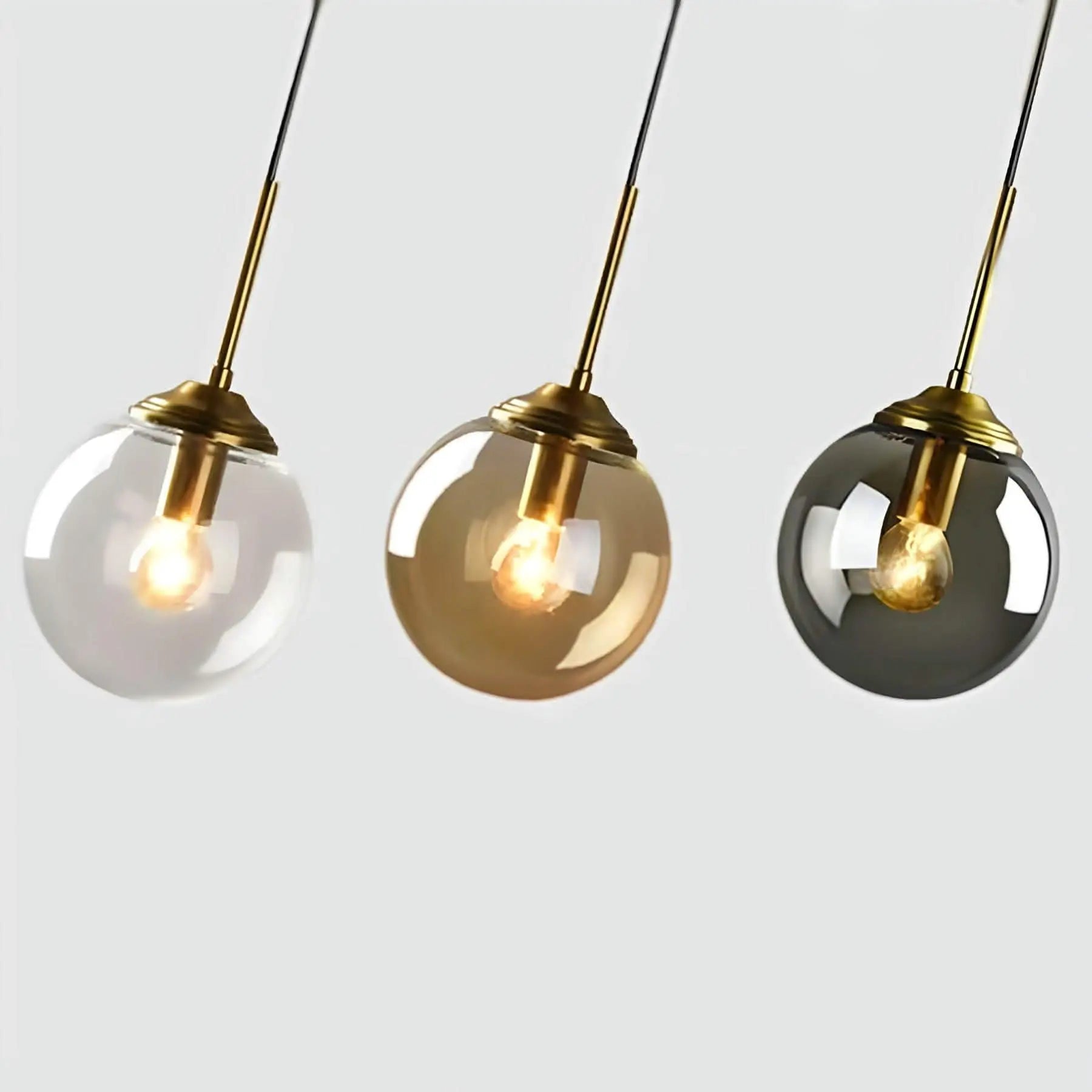 نجفة معدن و زجاج، 30*27 سم