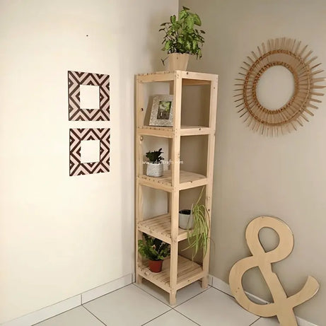 وحدة أرفف خشب موسكي 30*40*155 سم - ROD135 - Homix