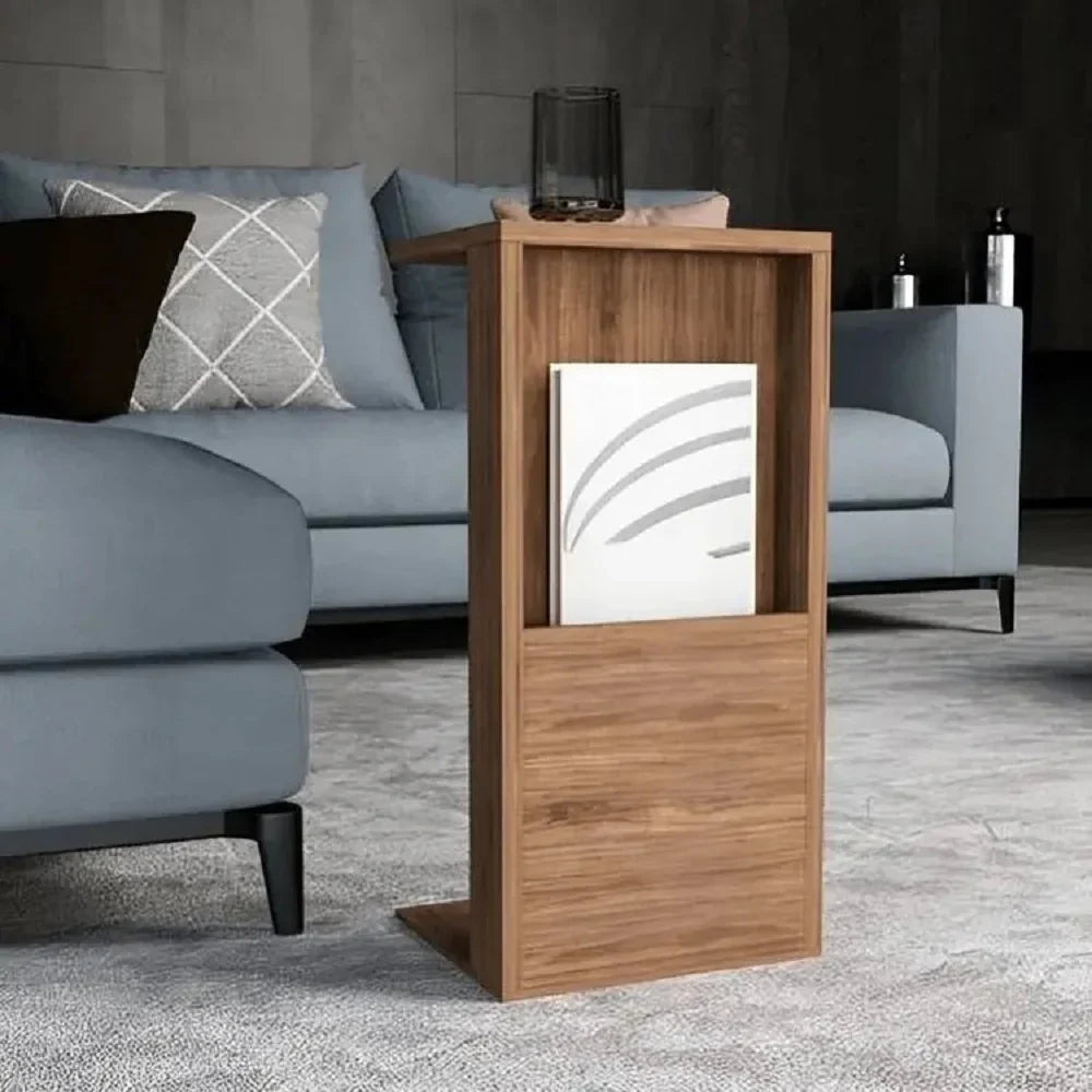 ترابيزة جانبية ام دي اف، 30*40*63 سم - خشبي