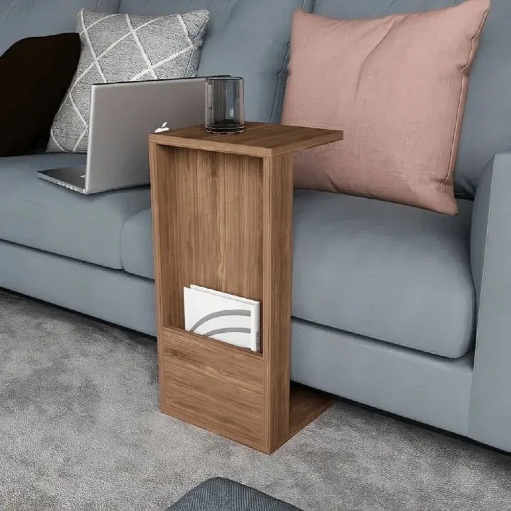 ترابيزة جانبية ام دي اف، 30*40*63 سم - خشبي