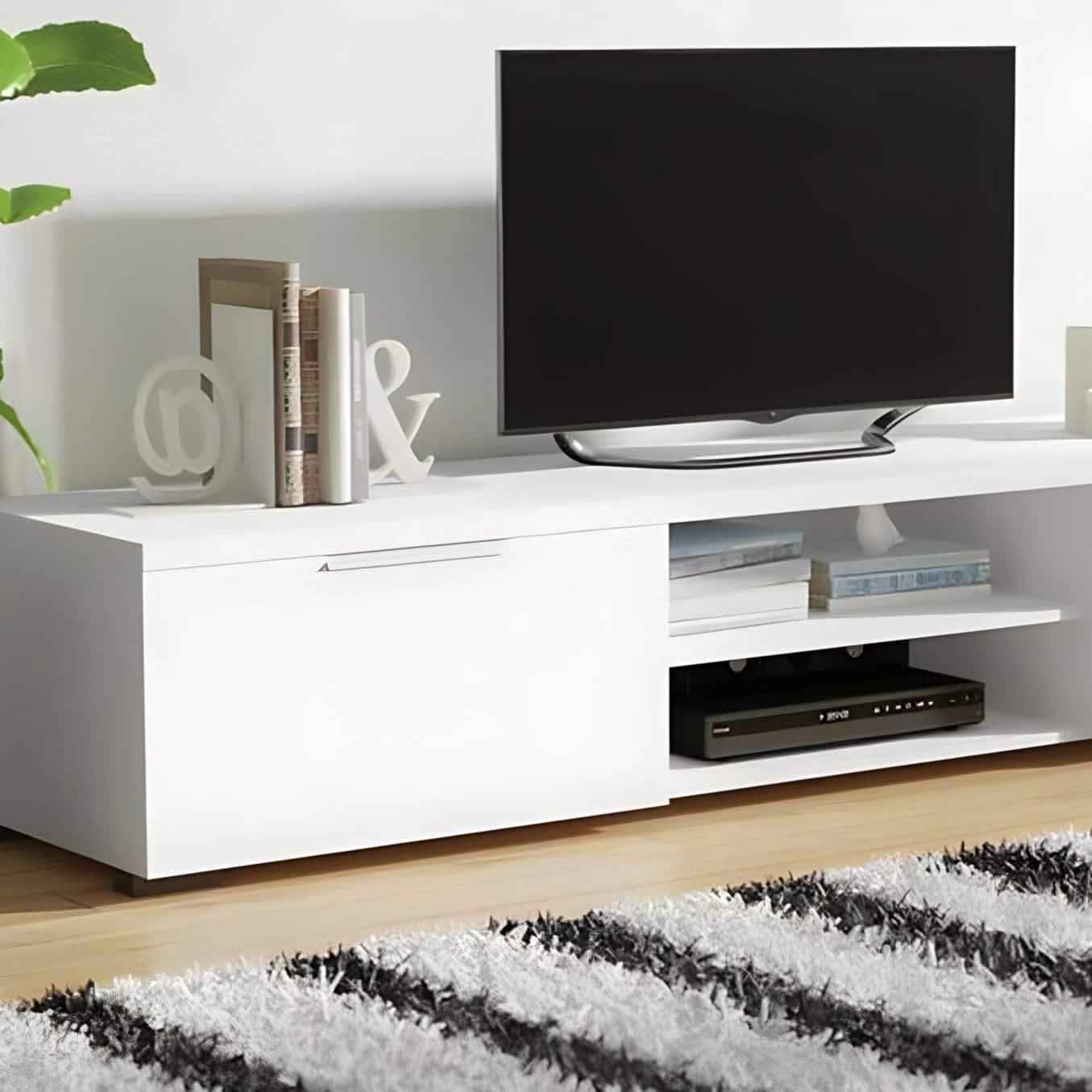 ترابيزة تليفزيون ام دي اف، 160*55*35 سم