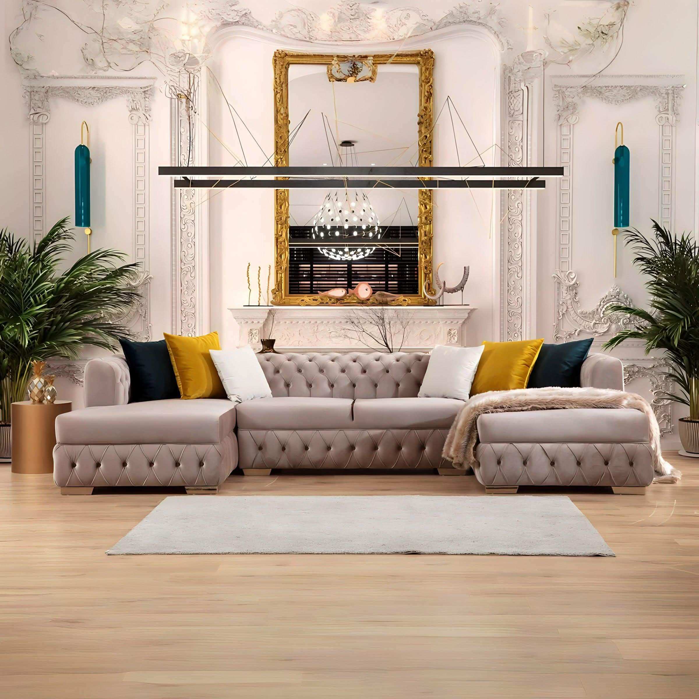 ركنة خشب زان 330*160*85*75 سم - BAW23 Badawy
