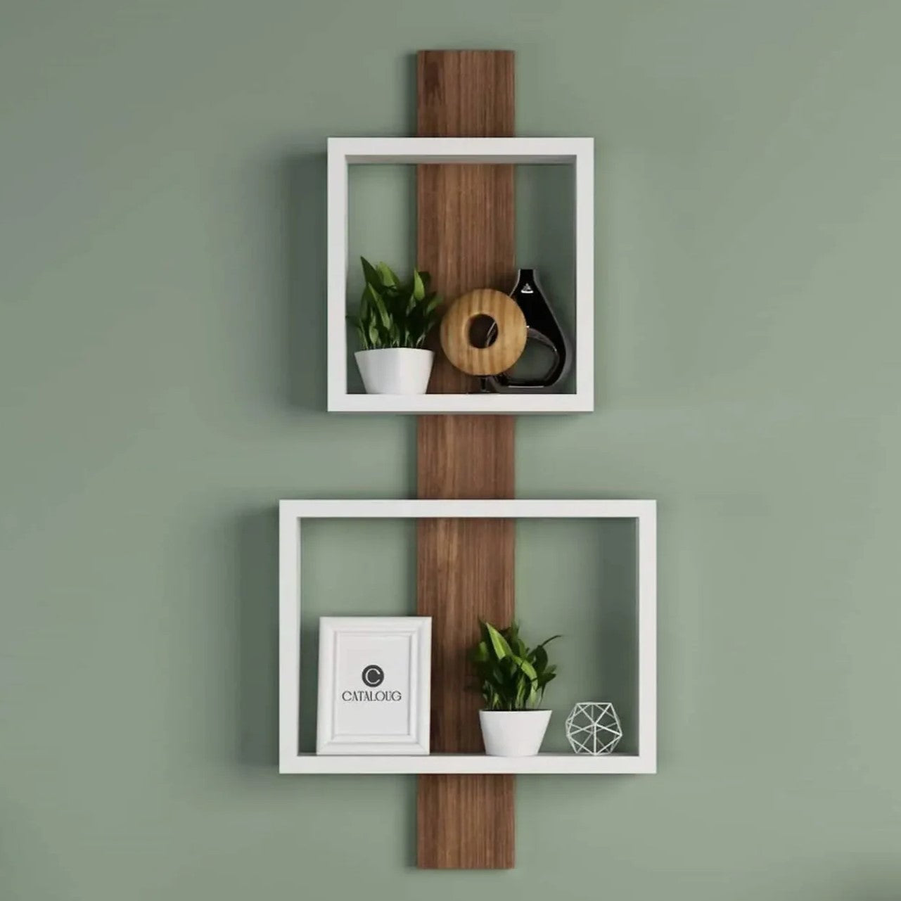 وحدة أرفف ام دي اف، 40*10*90 سم