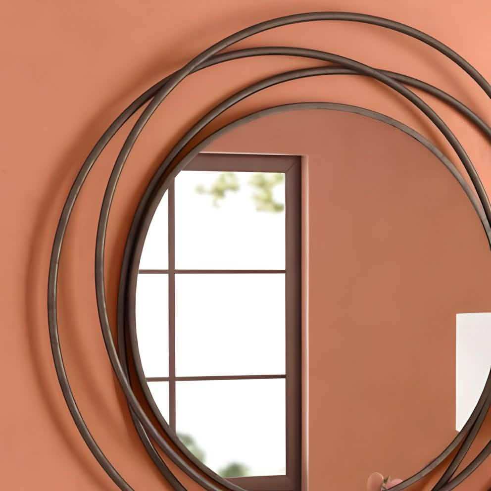 مرايا بإطار بني 80 سم - RON55 Royal Iron