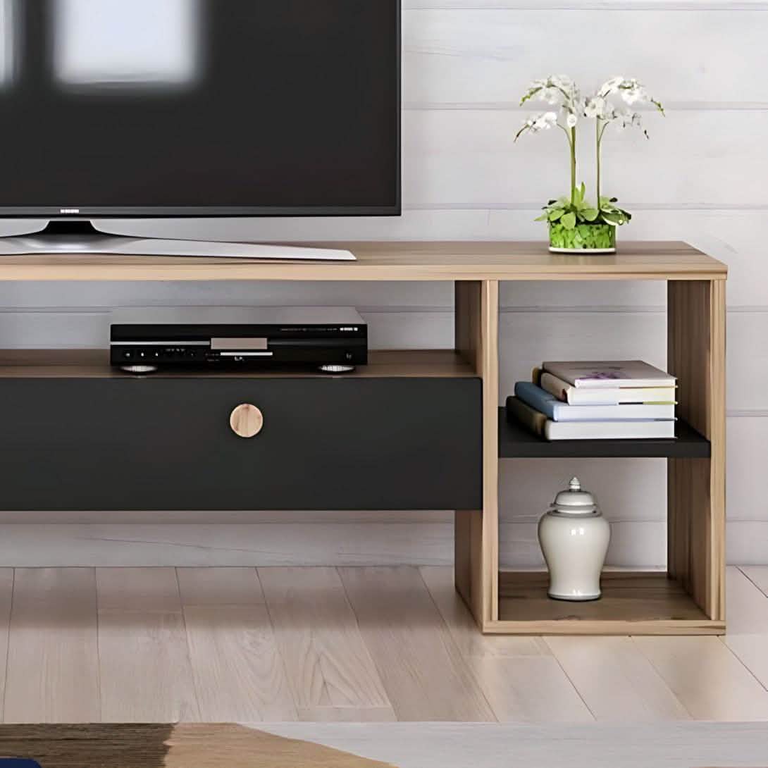 ترابيزة تليفزيون ام دي اف 160*30*45 سم - BAL18 El Batal Furniture