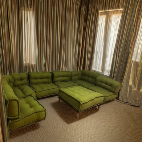 قاعده عربي مع بوف 300*200*70*60 سم - LUS246