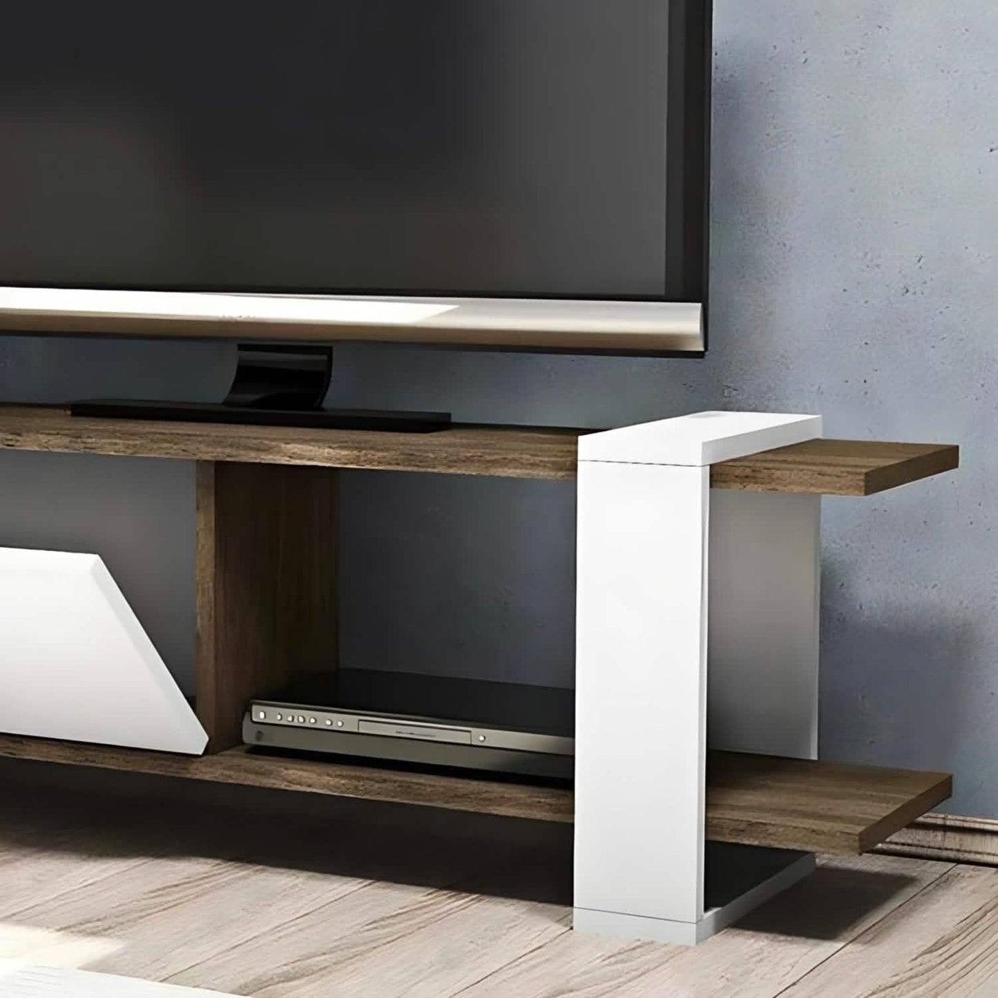 ترابيزة تليفزيون ام دي اف، 140*55*35 سم