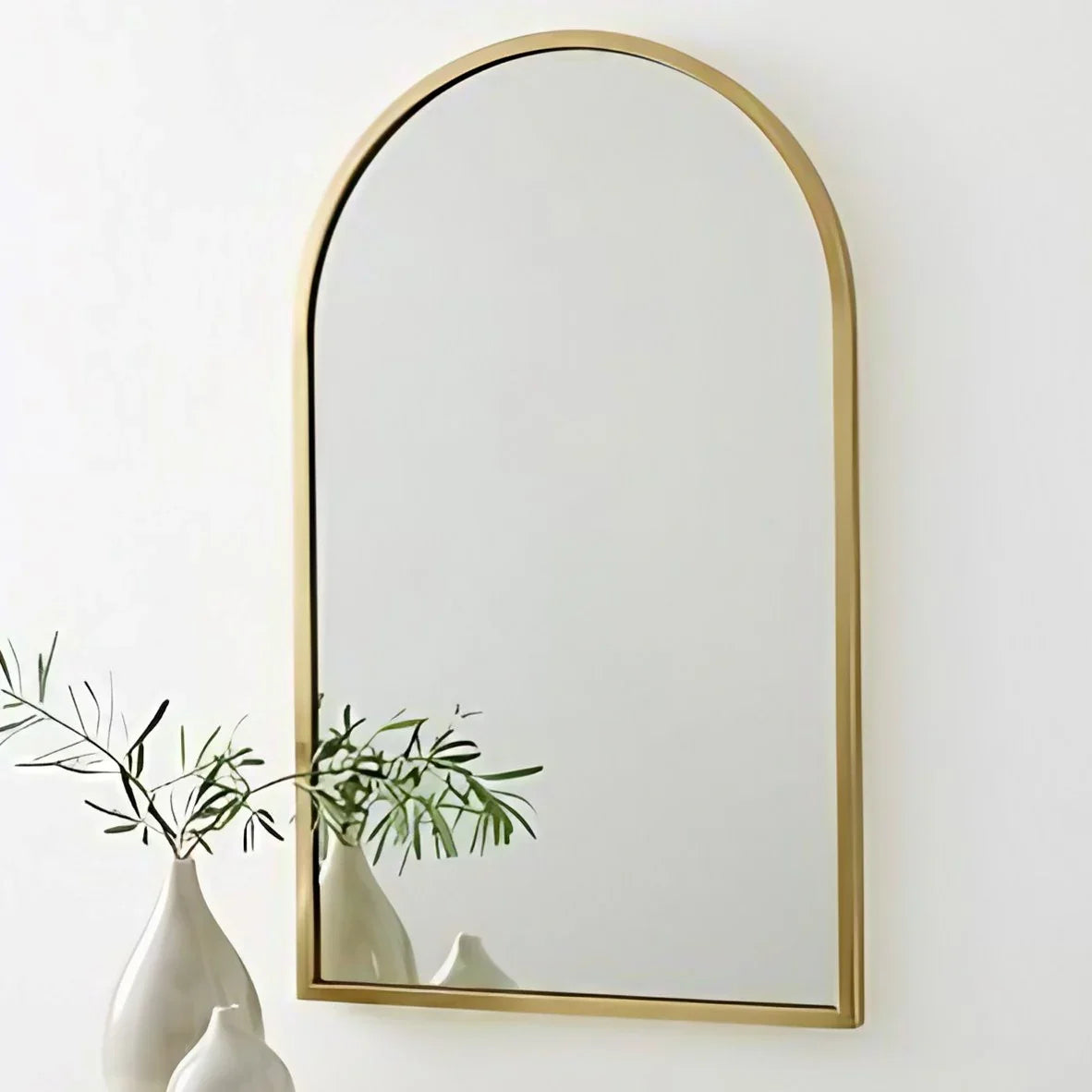 مرايا حائط بإطار خشب ام دي اف، 65*2*115 سم