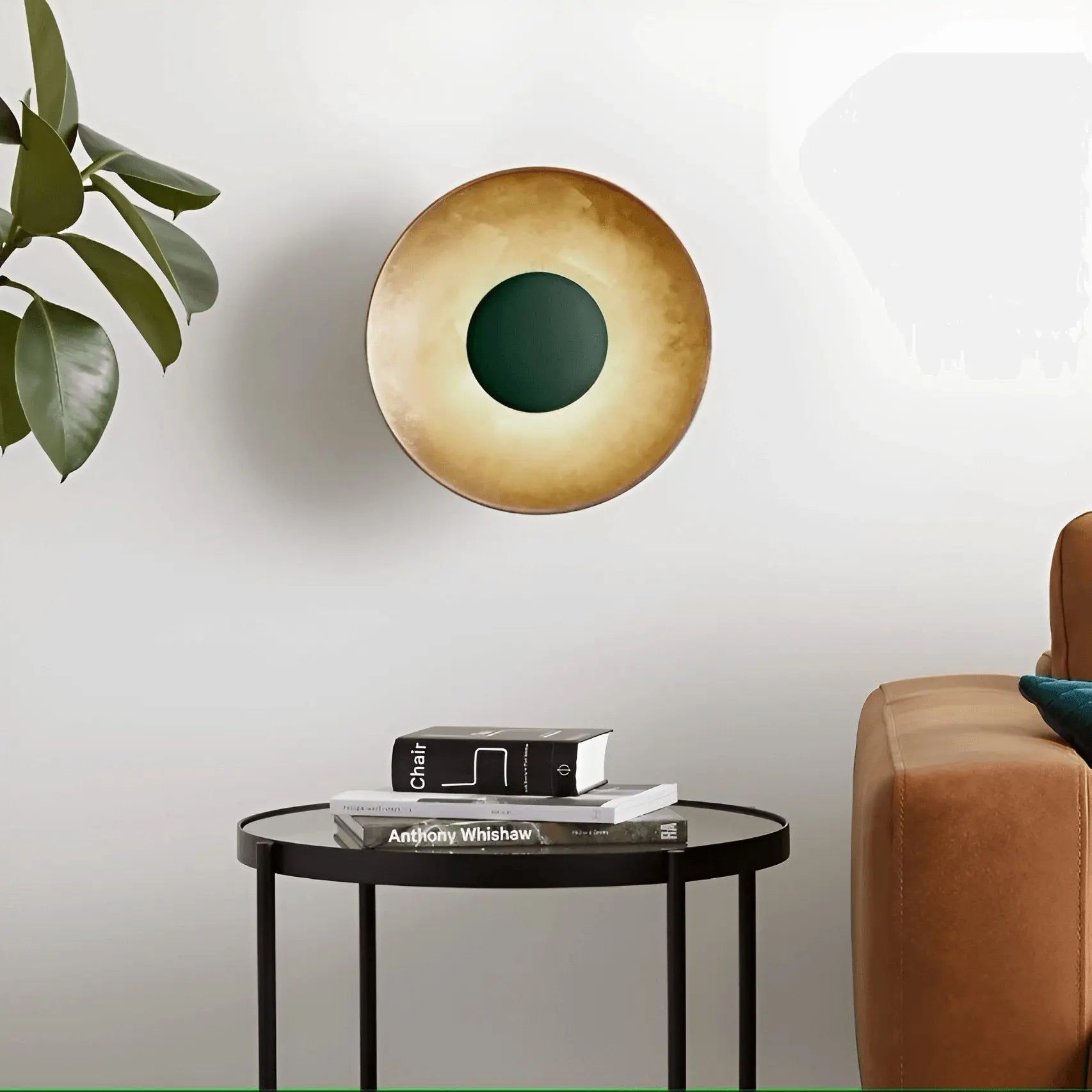 أبليك حائط معدن، 34*34 سم