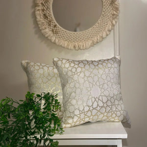 طقم كوشن رمضانية قماش، 40*40 سم - قطعتين