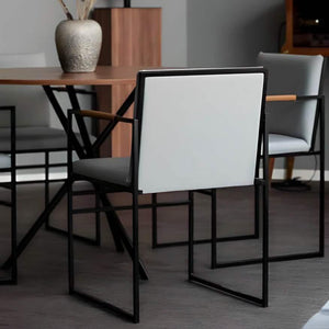 سفرة معدن و ام دي اف مع 4 كراسي - RON285 Royal Iron