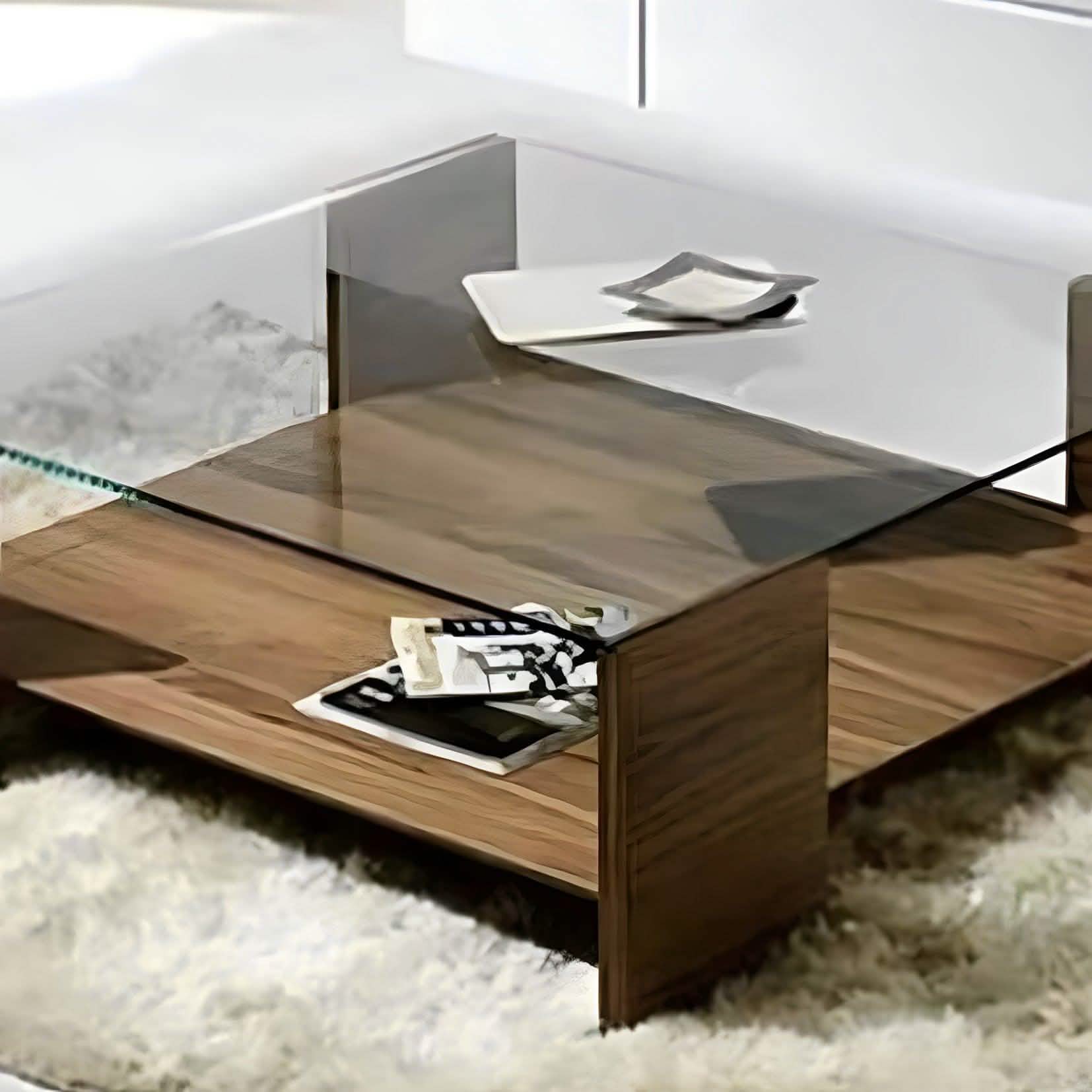 ترابيزة قهوة ام دي اف 70*70*40 سم - BAL50 El Batal Furniture