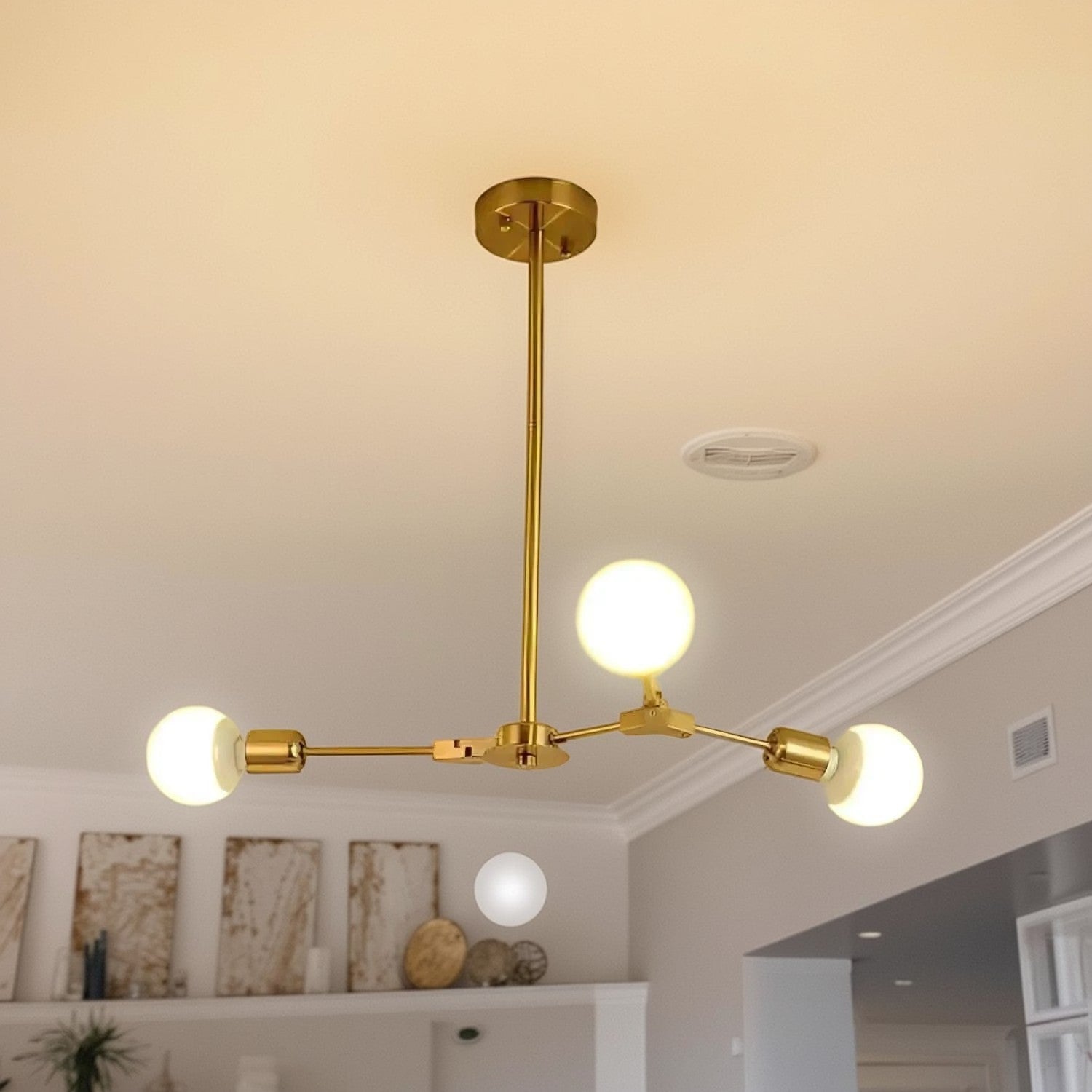 نجفة ستيل، 87*58 سم