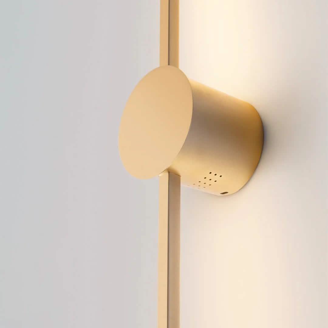 أبليك حائط معدن، 120*10 سم