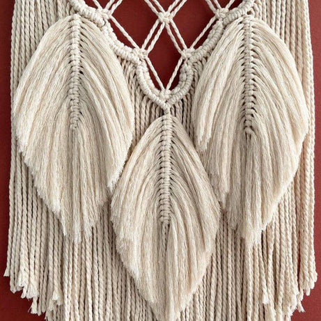 مكرمية حائط خشب، 50*70 سم