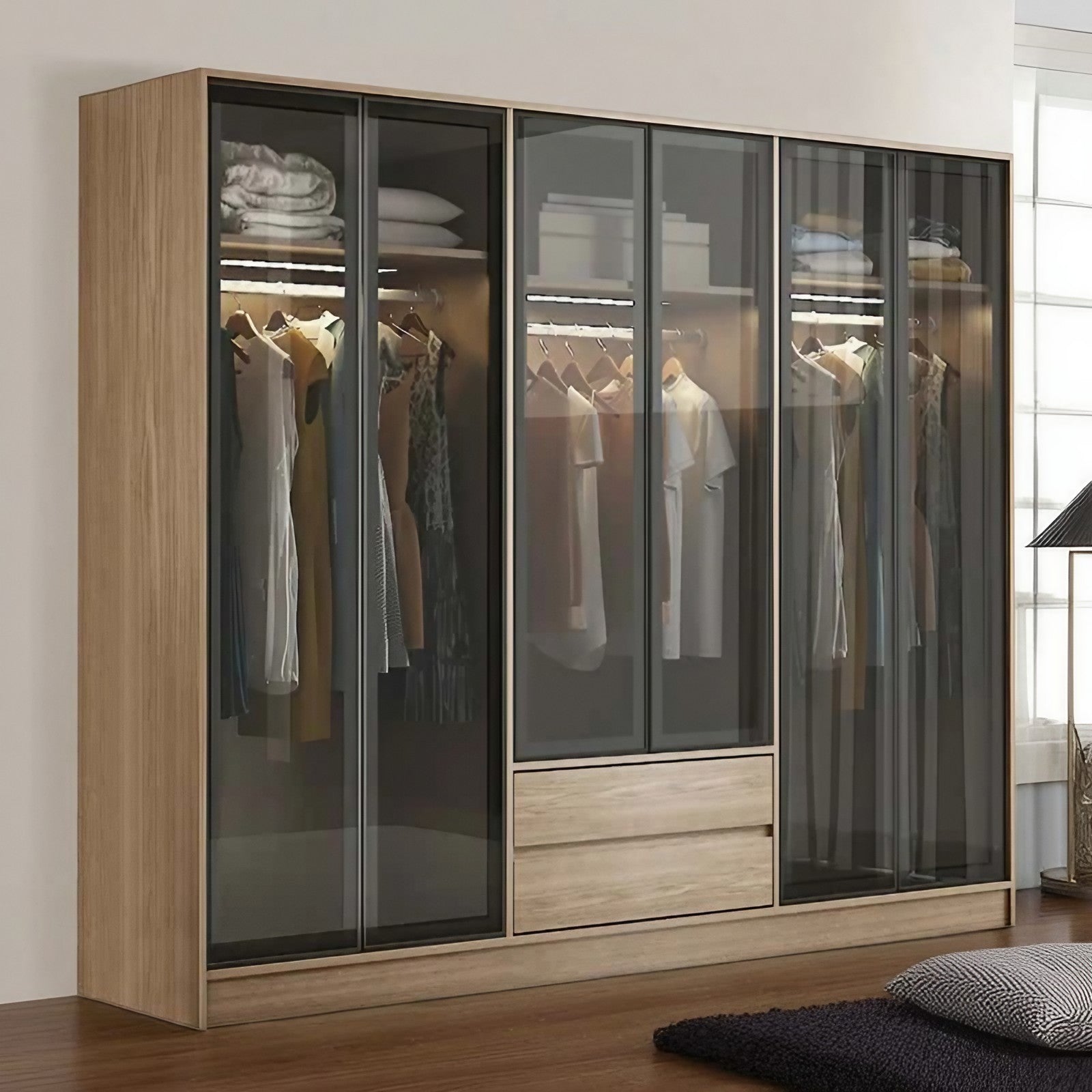 دريسينج خشب ام دي اف أسباني، 240*54*200 سم