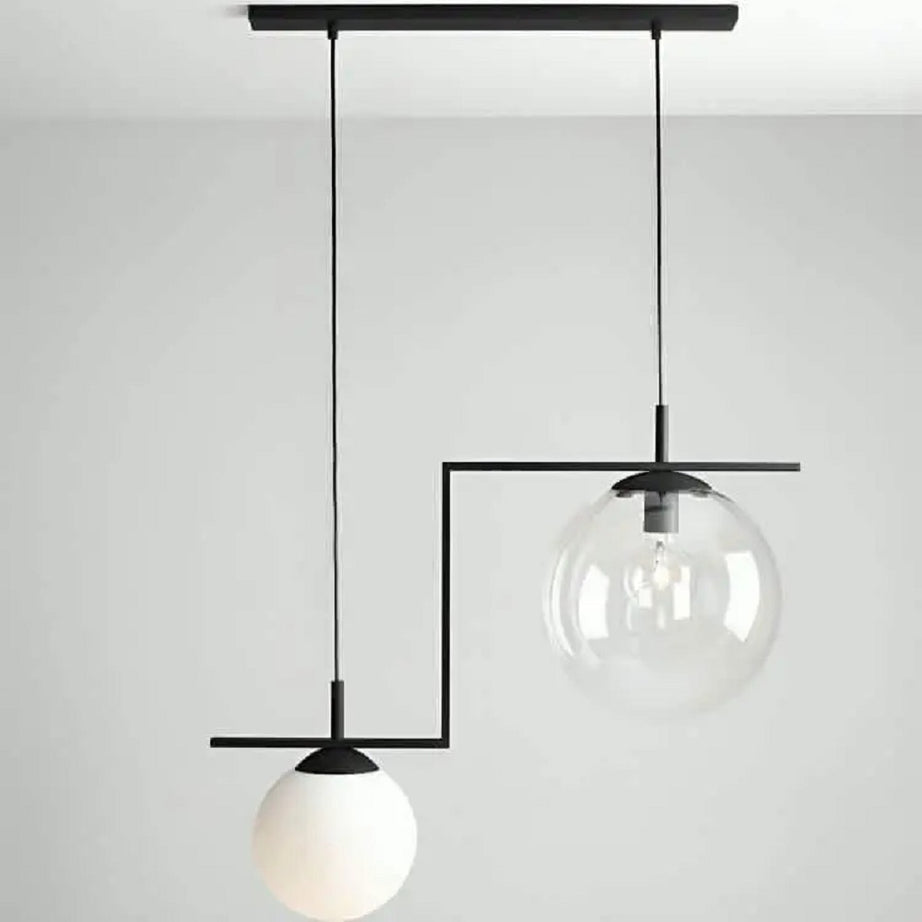 نجفة ستيل و زجاج، 55*25*65 سم