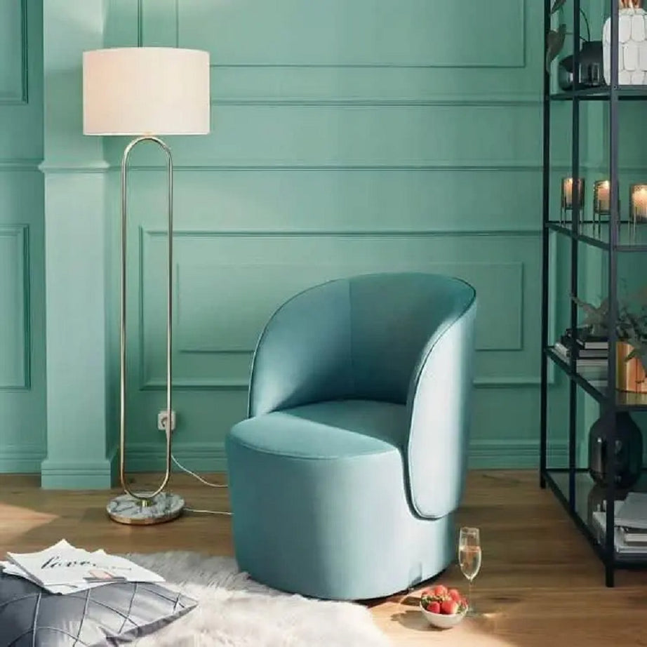 أباجورة أرضية معدن و رخام، 40*150 سم