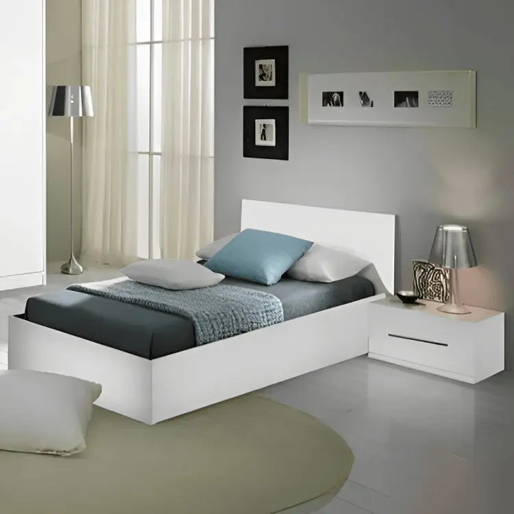 غرفة نوم كاملة، خشب ام دي اف - 4 قطع