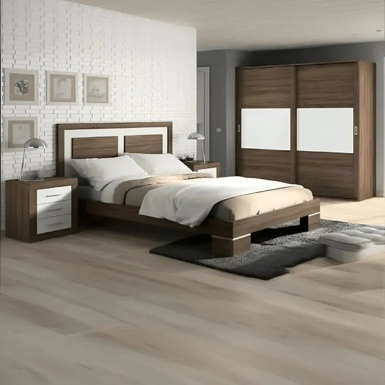 غرفة نوم، خشب ام دي اف - 3 قطع