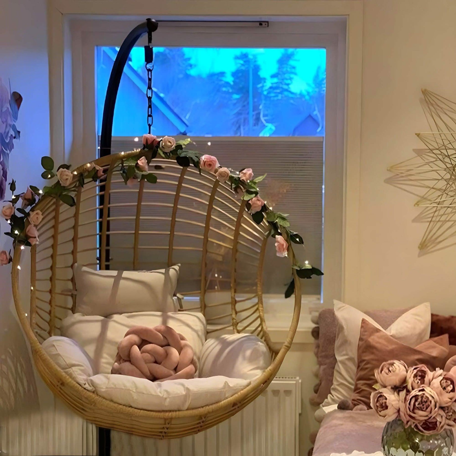 مرجيحة راتان و معدن - OSR16 Oscar Rattan