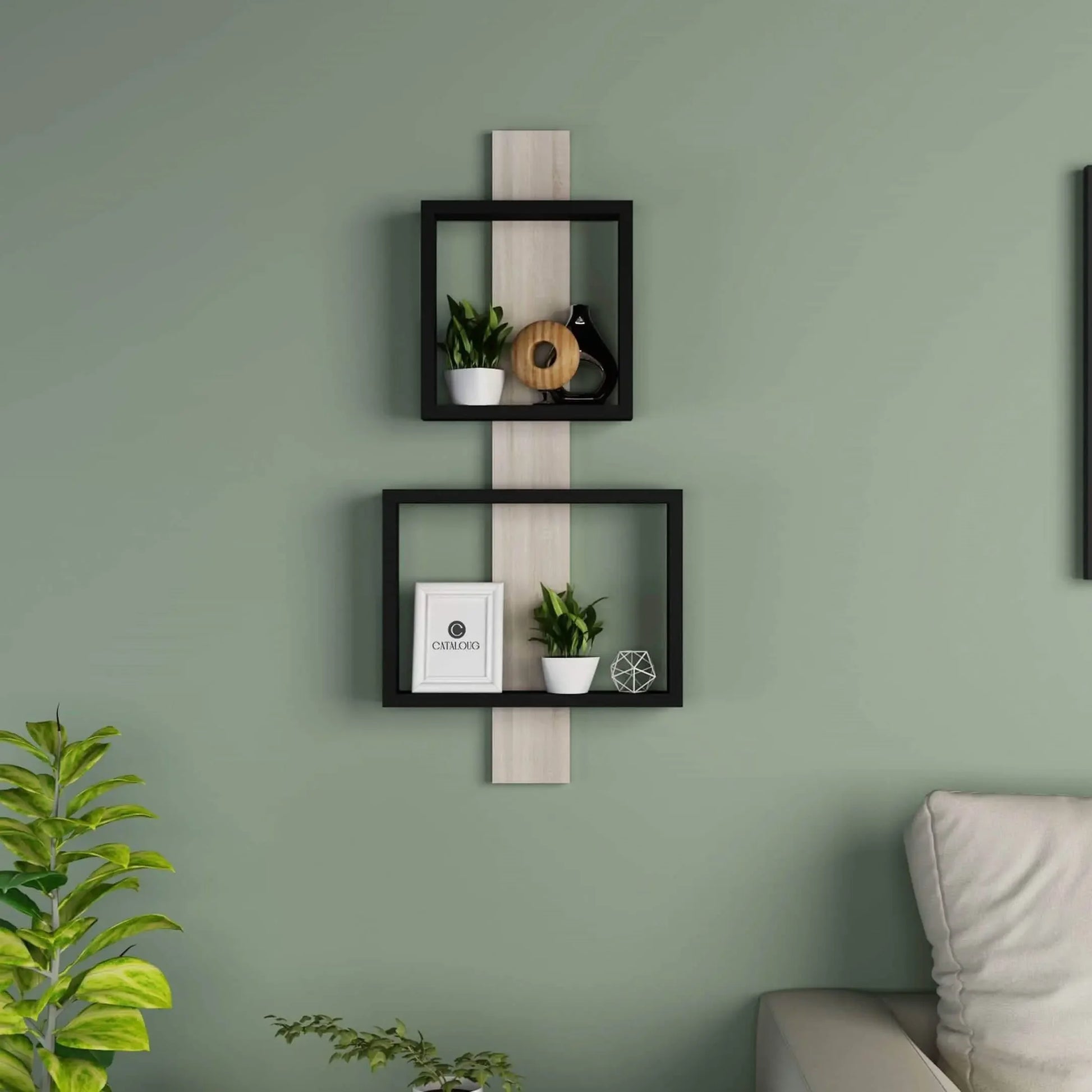 وحدة أرفف ام دي اف، 40*10*90 سم