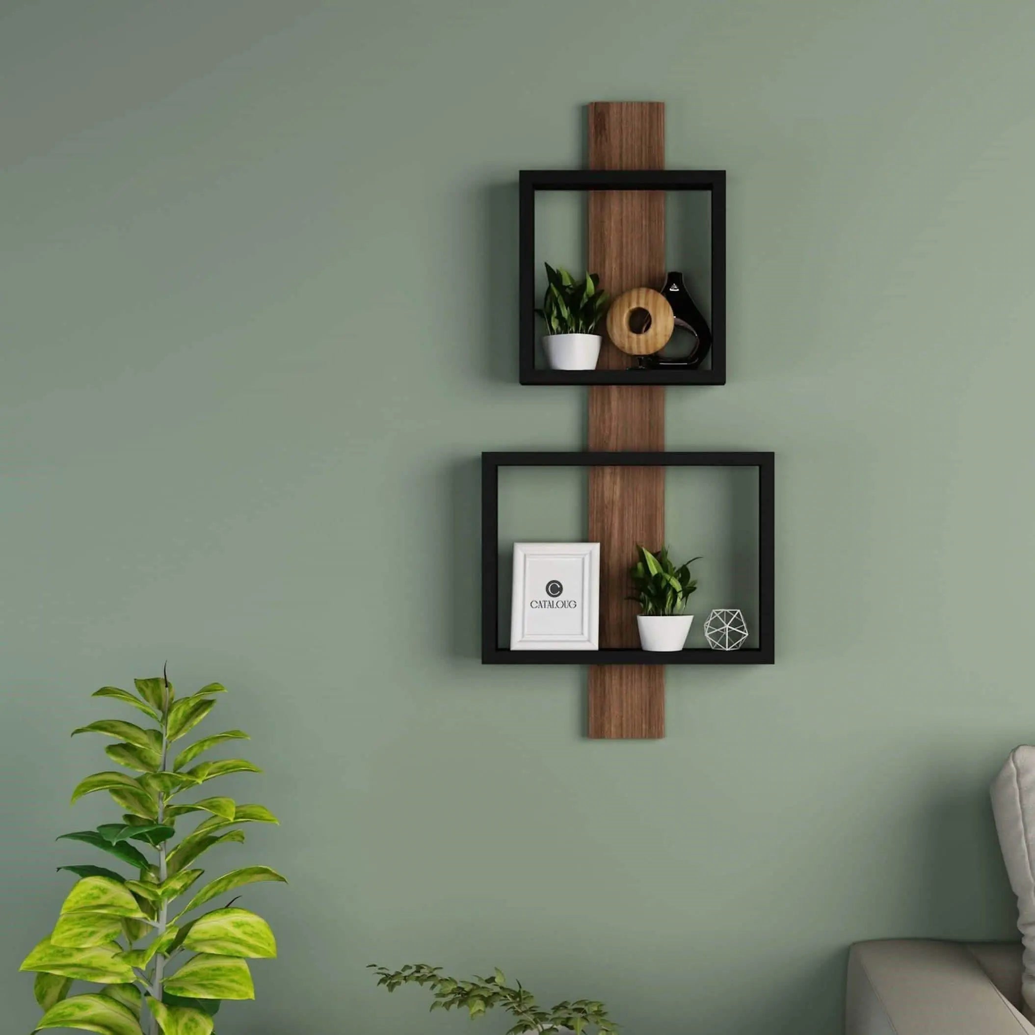 وحدة أرفف ام دي اف، 40*10*90 سم