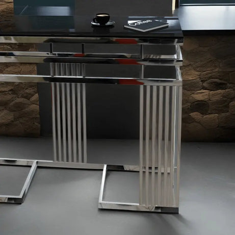 كونسول ستيل بمرايا، 120*40*90 سم