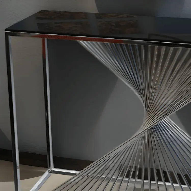 كونسول ستيل بمرايا، 120*40*90 سم