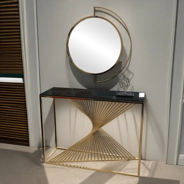 كونسول ستيل مع مرايا، 40*120*90 سم