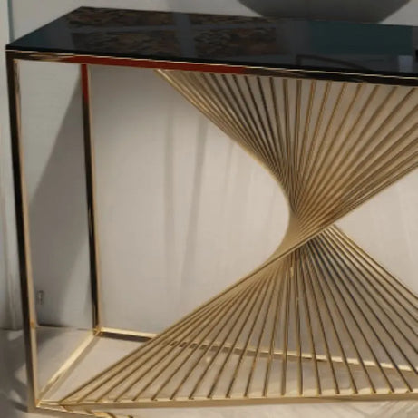 كونسول ستيل مع مرايا، 120*40*90 سم