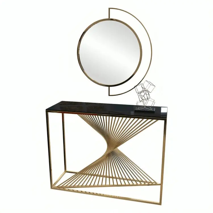 كونسول ستيل مع مرايا، 120*40*90 سم